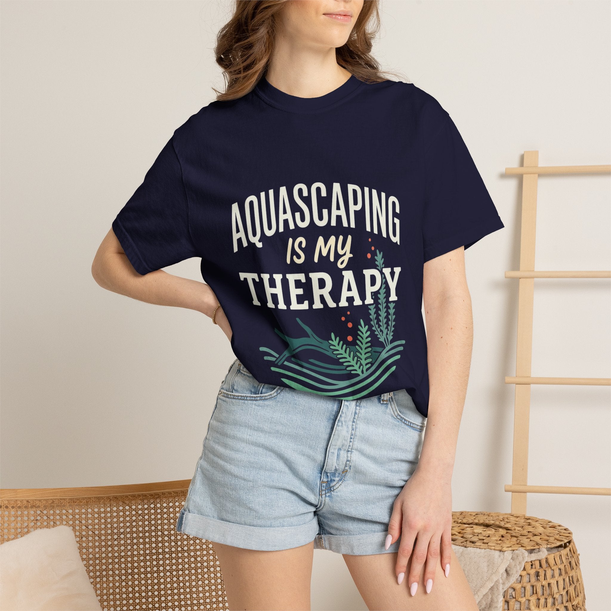Aquascaping Is My Therapy Club T-Shirt — Aquascaper Hobby Tee