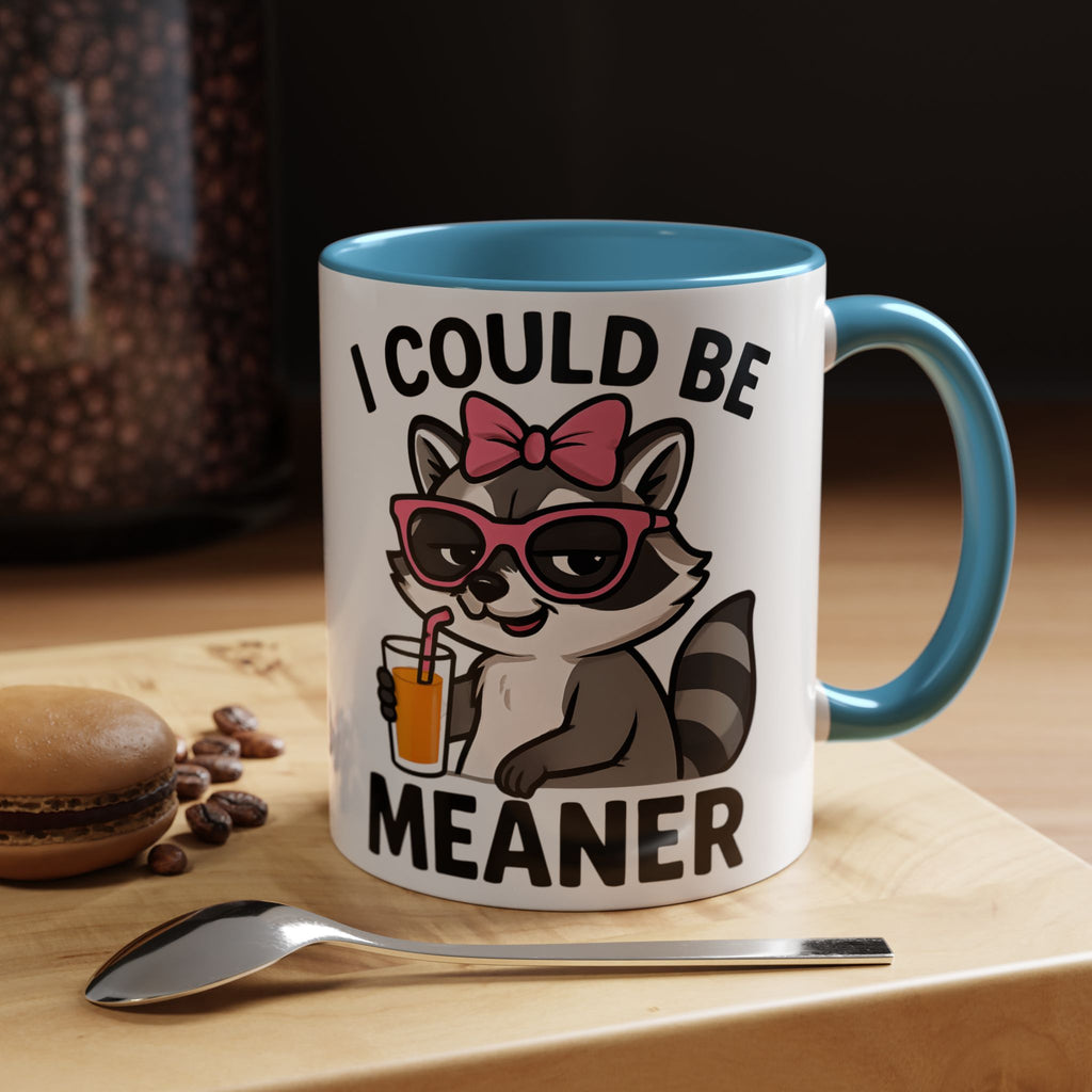 Sassy Raccoon Coffee Mug — Funny Accent Coffee Cup (11/15oz)