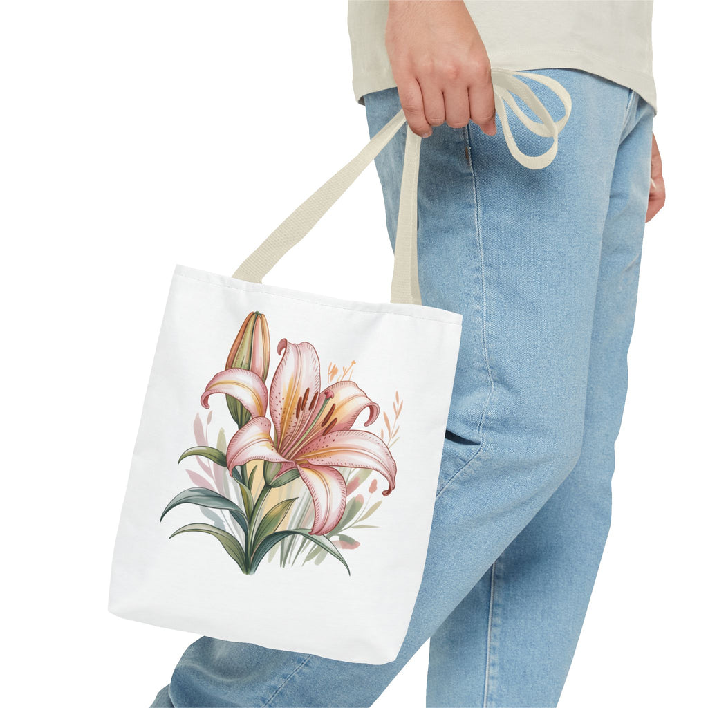 Every Day Floral Tote Bag — Elegant Flower All-Over Print Tote