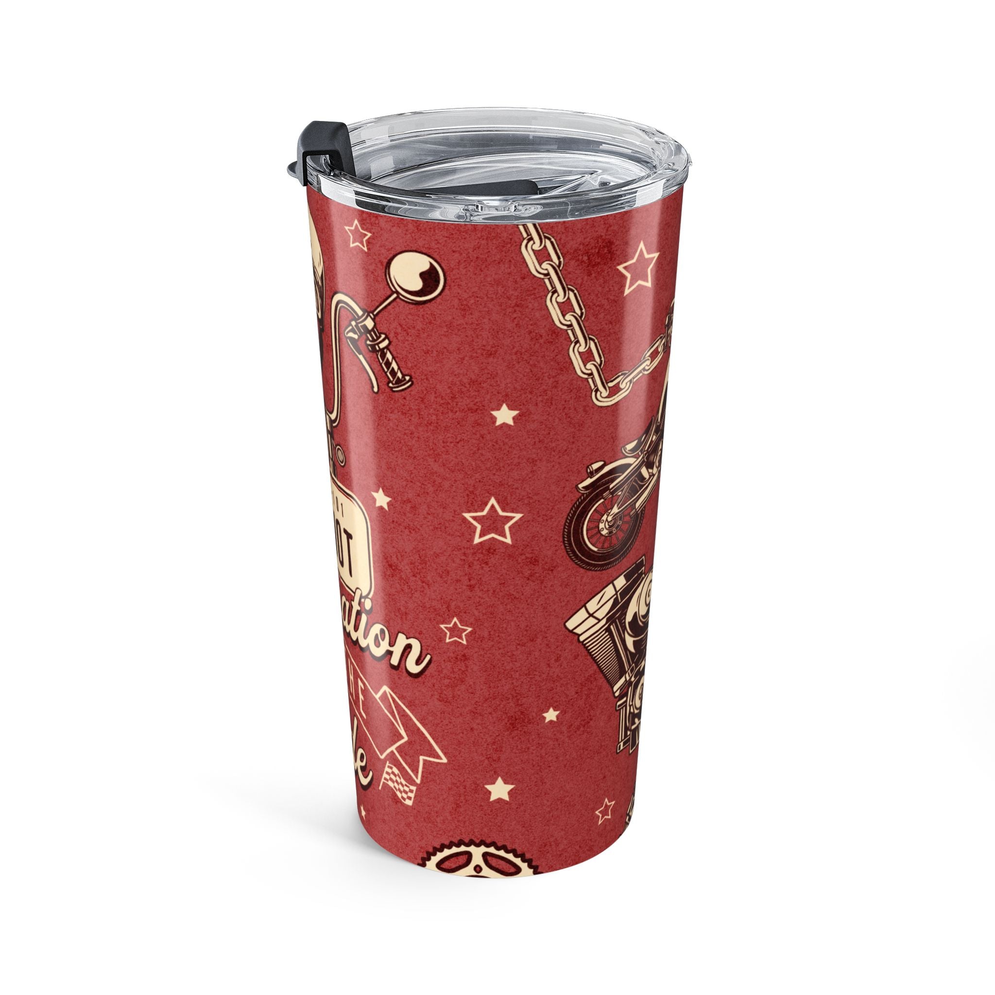 Biker 101 Its Not Destination Ride Tumbler 20oz | Retro Motorcycle Travel