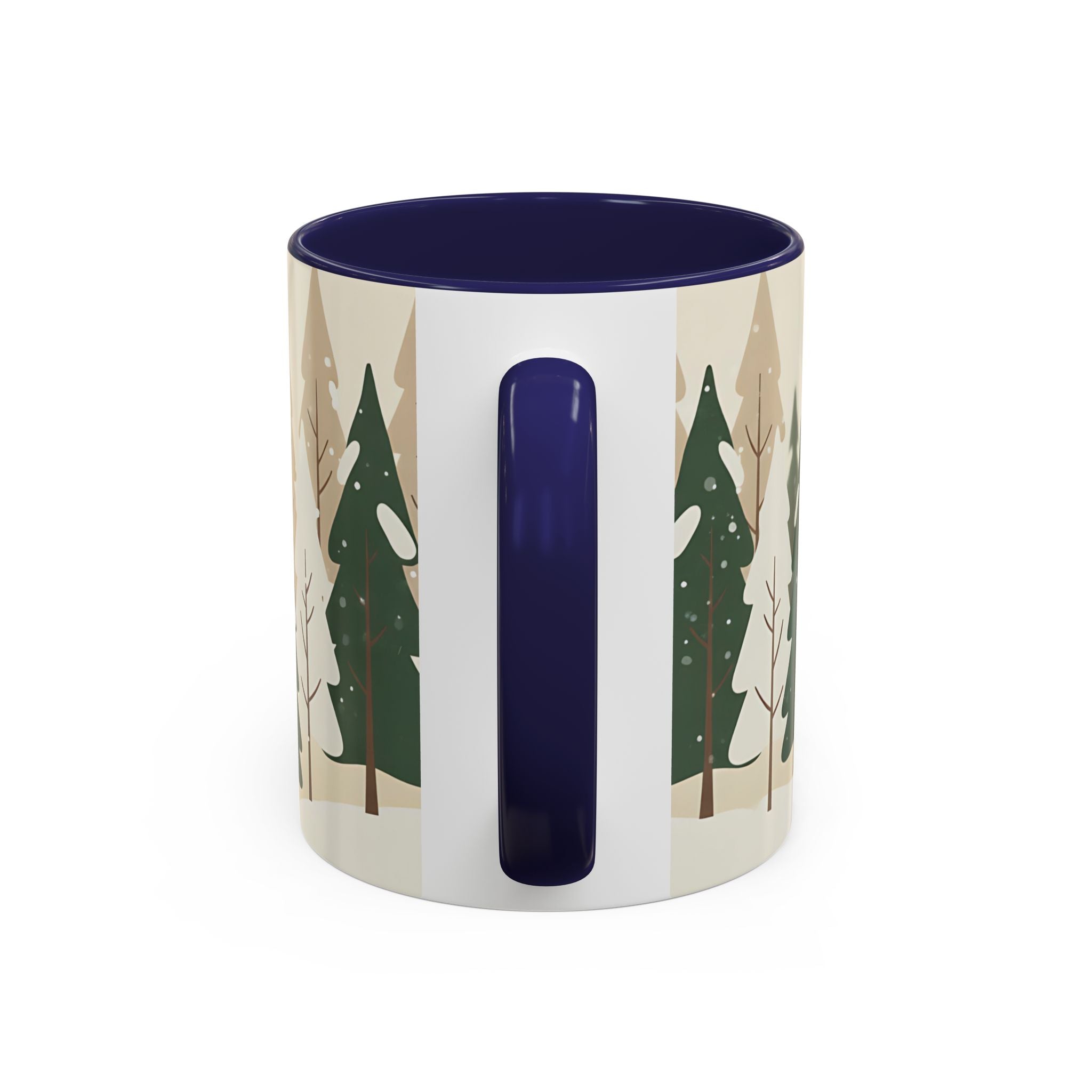 Minimal Winter Forest Accent Mug