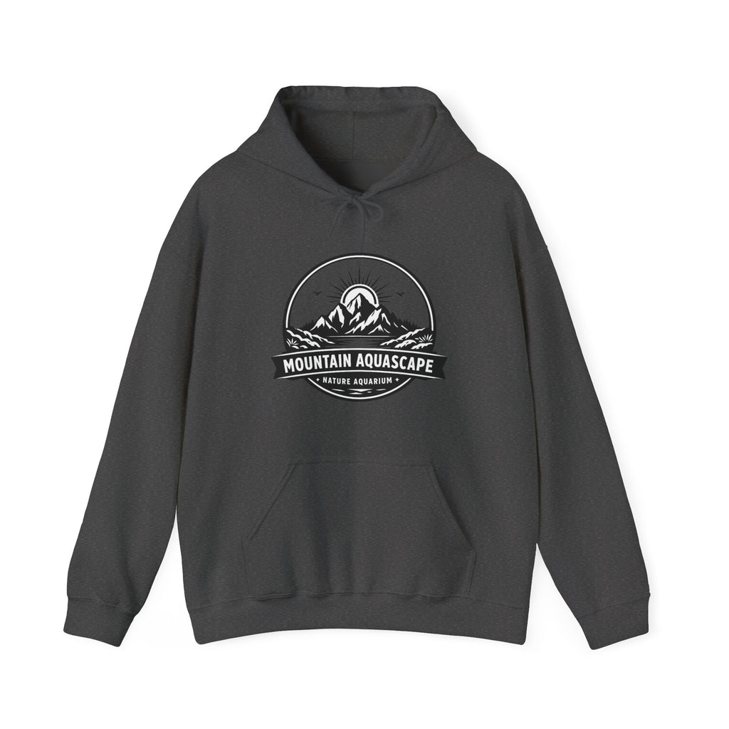 Two Side Aquascaping Mountain Hoodie — "Mountain Aquascape" Nature Aquascaping Pullover