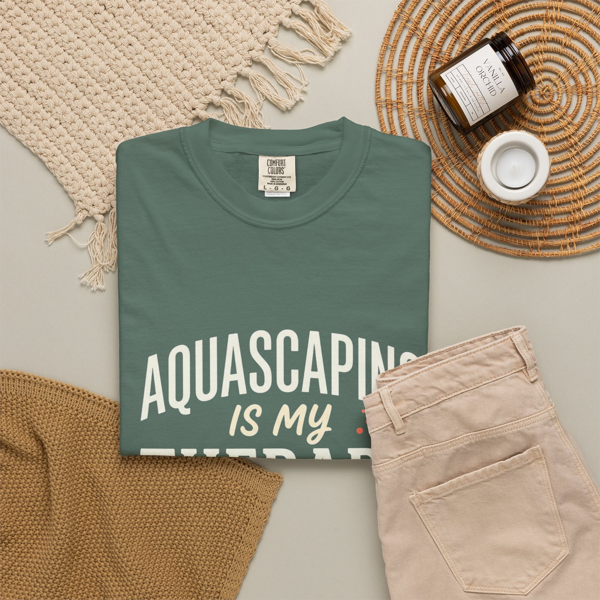 Aquascaping Is My Therapy Club T-Shirt — Aquascaper Hobby Tee