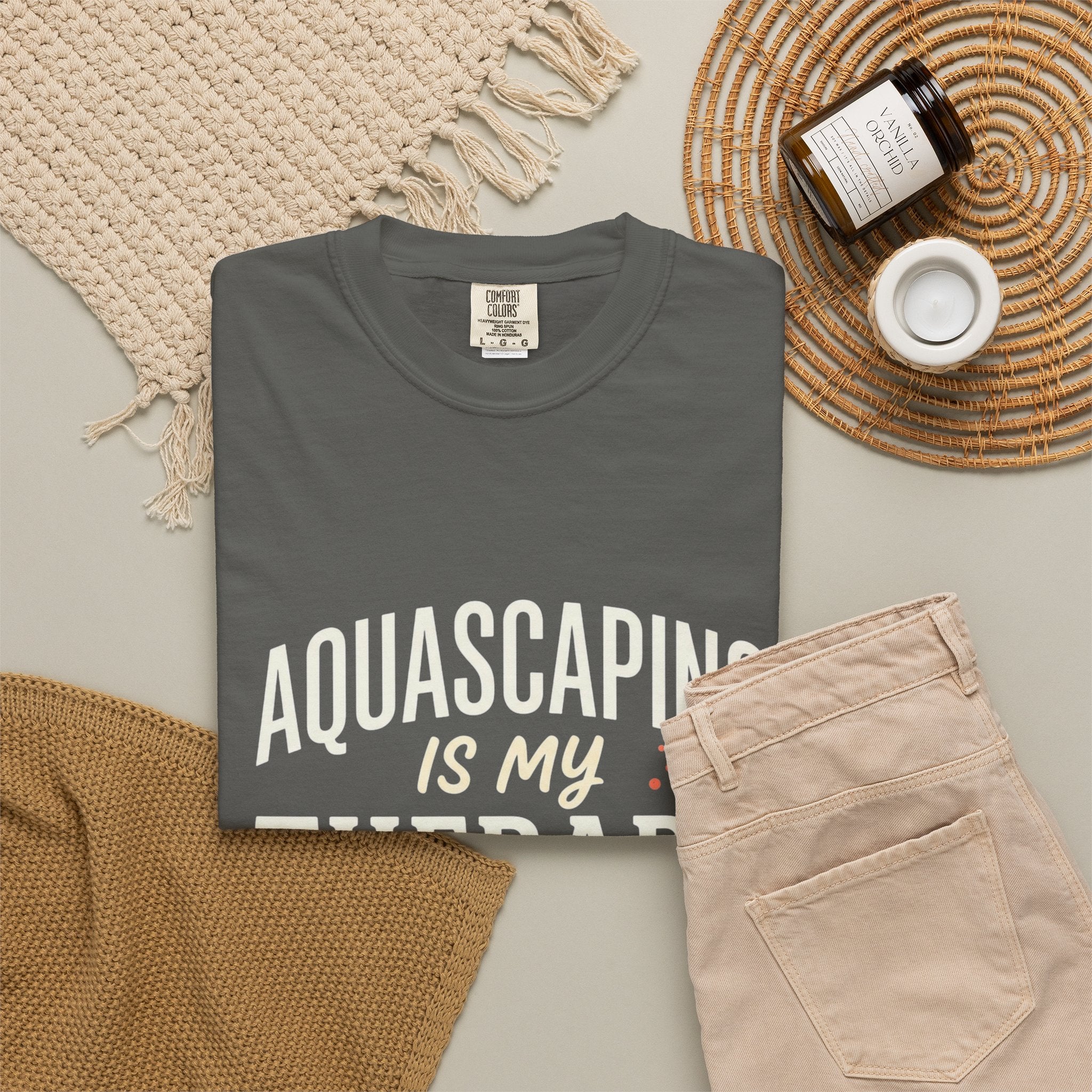 Aquascaping Is My Therapy Club T-Shirt — Aquascaper Hobby Tee