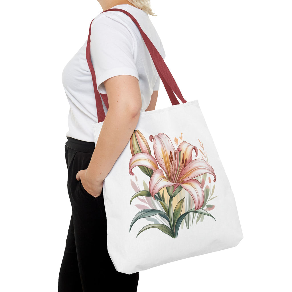 Every Day Floral Tote Bag — Elegant Flower All-Over Print Tote