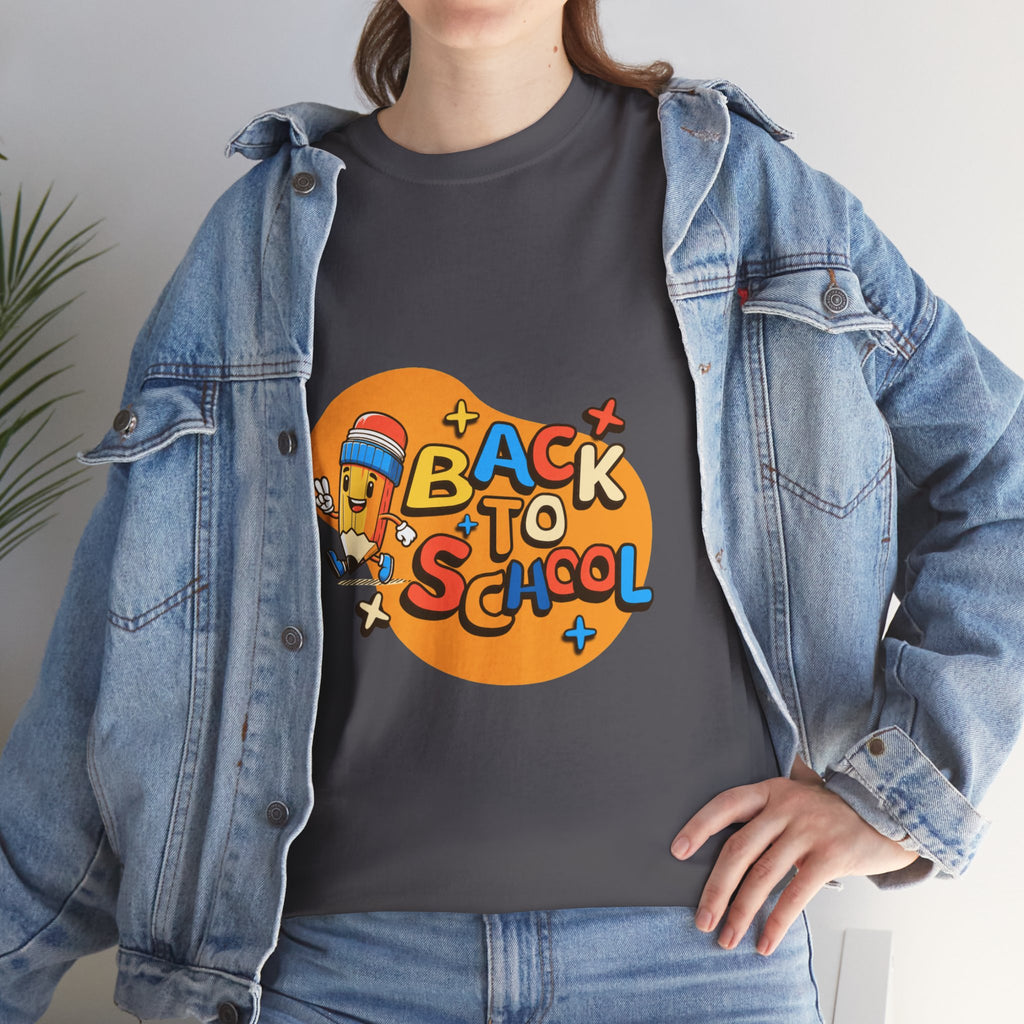 Back to School Teacher T-Shirt | First Day of School Shirt | Cute Teacher Gift | Unisex Heavy Cotton Tee