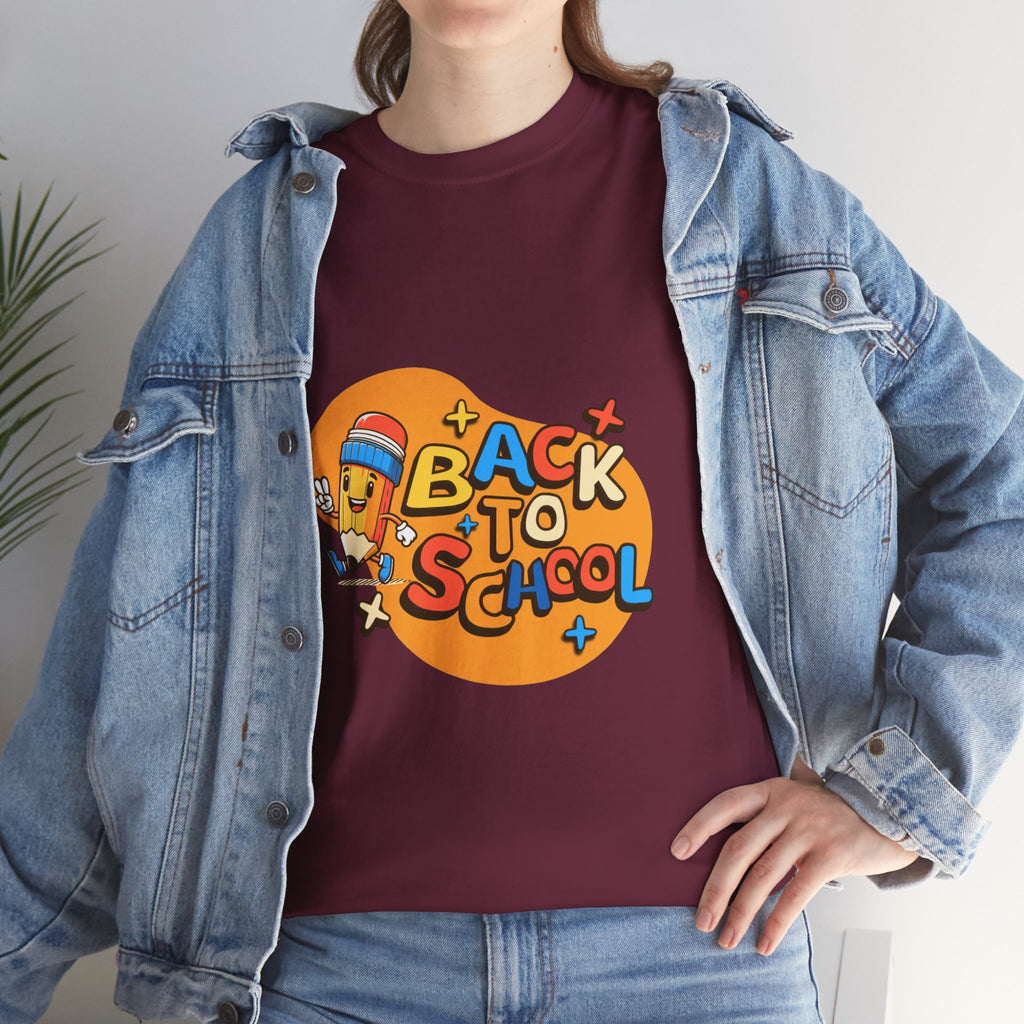Back to School Teacher T-Shirt | First Day of School Shirt | Cute Teacher Gift | Unisex Heavy Cotton Tee