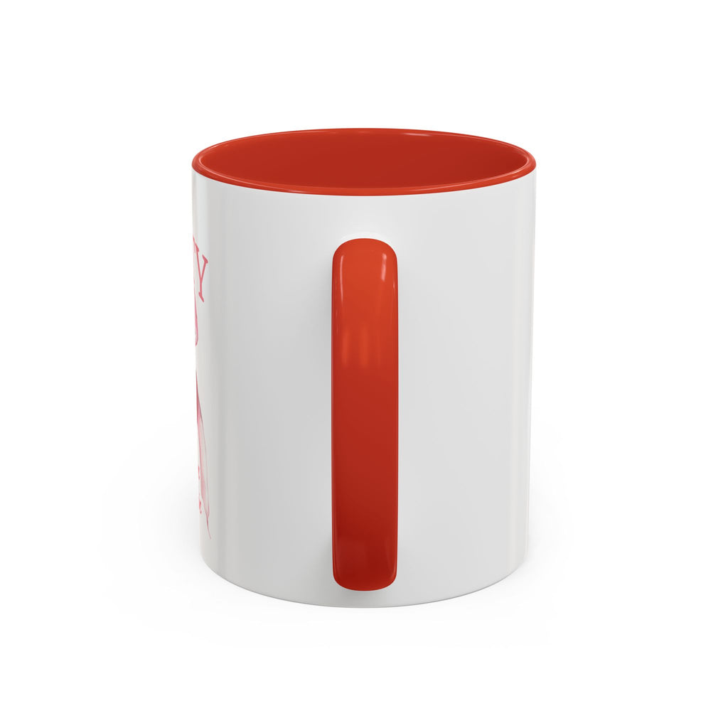 Personalized Coquette Cherry Mug | Watercolor Bow Cup