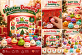 Mystery Dumpling Squishy Countdown Calendar 24 days